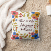 これは私の幸せな場所です クッション (ブランケット)