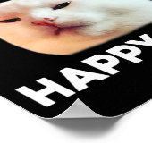 これは私の幸せな顔スマッジ猫ミームSarcasti ポスター (角)