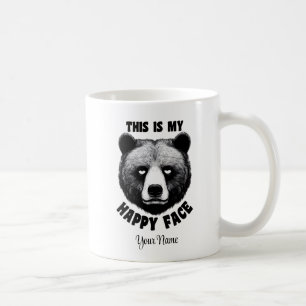 これは私の幸せな顔- Bear コーヒーマグカップ