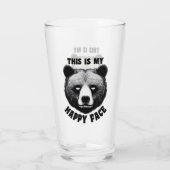 これは私の幸せな顔- Bear タンブラーグラス (裏面)