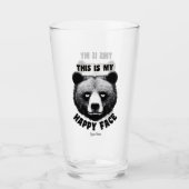 これは私の幸せな顔- Bear タンブラーグラス (正面)