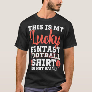 これは私の幸運なファンタジーサッカーおもしろいPa荷車を引くだ Tシャツ