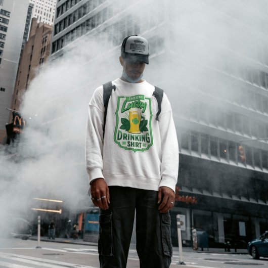 これは私の幸運な飲みワイシャツの聖パトリックの日だ スウェットシャツ