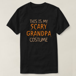 これは私の怖いおじいちゃんコスチューム面白いハロウィーン Tシャツ
