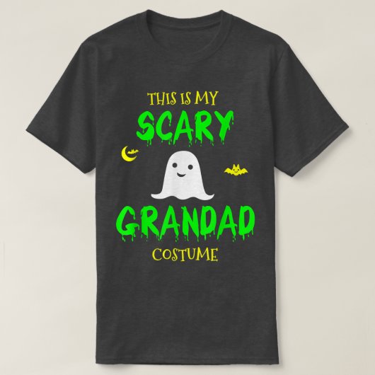 これは私の怖いおじいちゃん衣装ハロウィーン怠惰Ea Tシャツ (デザイン正面)