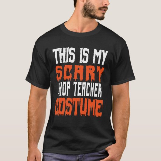 これは私の怖いお店の先生衣装ハロウィーン Tシャツ (正面)