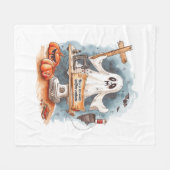 これは私の怖いキルターの衣装だ フリースブランケット (正面(横))