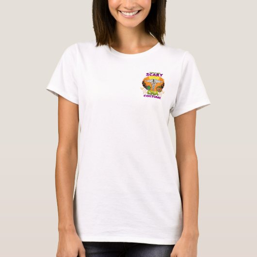 これは私の怖いナース魔女ハロウィーンの衣装 Tシャツ (正面)