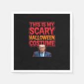 これは私の怖いハロウィーンの衣装クラシック服 スタンダードカクテルナプキン (正面)