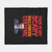 これは私の怖いハロウィーンの衣装クラシック服 フリースブランケット (正面(横))