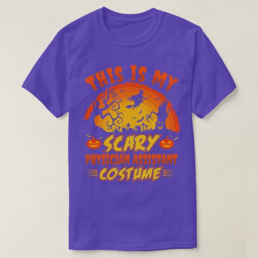 これは私の怖いハロウィーン医師助手のCos Tシャツ (デザイン正面)