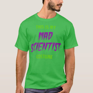 これは私の怖い不機嫌科学者の衣装ハロウィン Tシャツ