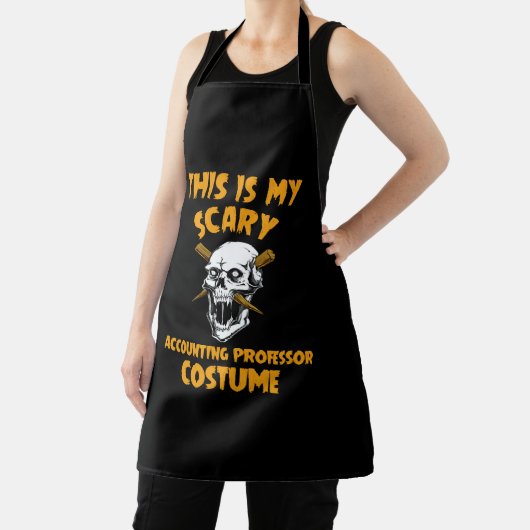 これは私の怖い会計教授ハロウィーン エプロン (インサイチュ)