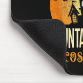 これは私の怖い山のサイクリングの衣装ハロウィン マウスパッド (コーナー)