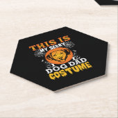 これは私の怖い犬のパパの衣装 ペーパーコースター (アングル)