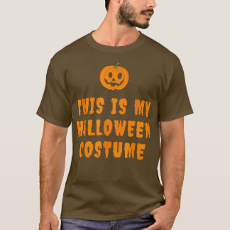 これは私の怠け者ハロウィーンの衣装でジャック・o・ラント tシャツ