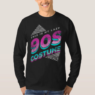 これは私の怠惰な90s衣装パーティー1990sレトロ9だ tシャツ