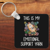 これは私の感情的支持糸だ キーホルダー (正面)