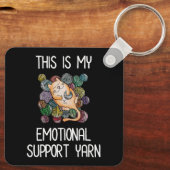 これは私の感情的支持糸だ キーホルダー (裏面)