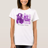 これは私の戦いfibromyalgia戦士ボクシング手袋 tシャツ (正面)