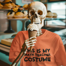 これは私の数学の先生の衣装シャツだ