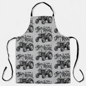 これは私の方法である転が:ヴィンテージトラクタ農家エプロン エプロン (正面)