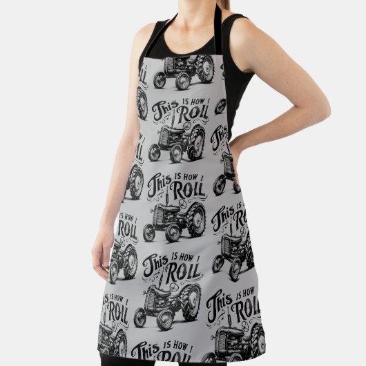 これは私の方法である転が:ヴィンテージトラクタ農家エプロン エプロン (インサイチュ)