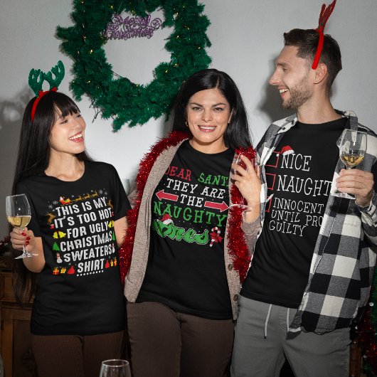 これは私の暑すぎて衣服の醜いクリスマスセーターだ Tシャツ