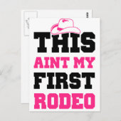 これは私の最初のロデオではない ポストカード (正面/裏面)