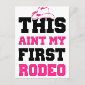 これは私の最初のロデオではない ポストカード (正面)