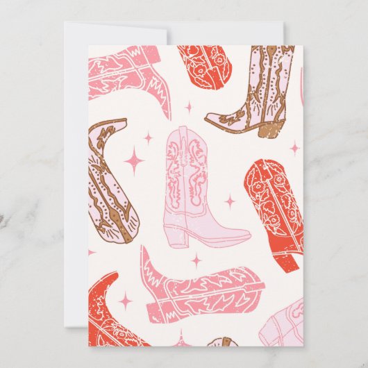 これは私の最初のロデオ招待状ではない 招待状 (裏面)