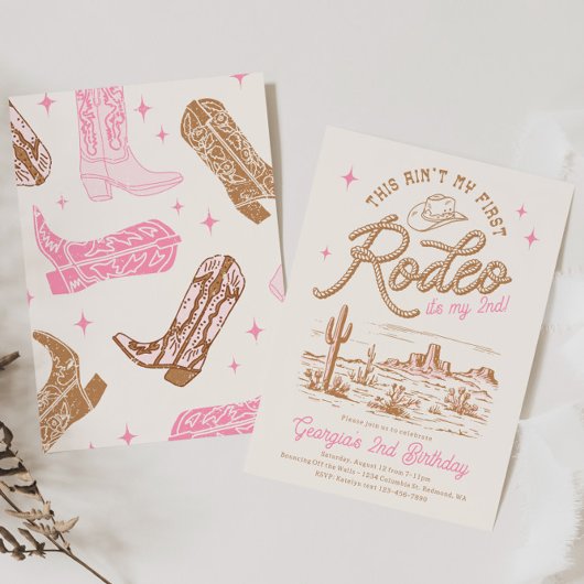 これは私の最初のロデオ招待状ではない 招待状