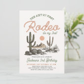 これは私の最初のロデオ西部の誕生日ではない 招待状 (スタンド正面)