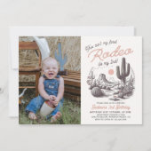 これは私の最初のロデオ西部の誕生日ではない 招待状 (正面)