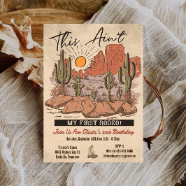 これは私の最初のロデオ・カウボーイ誕生日パーティーではない 招待状