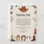 これは私の最初のロデオ・ボーイズサンキューカードではない サンキューカード (正面)