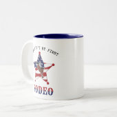 これは私の最初のRODEOではない ツートーンマグカップ (正面左)