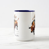 これは私の最初のRODEOではない：ブル・ライダー ツートーンマグカップ (中央)