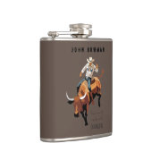 これは私の最初のRODEOではない：ブル・ライダー フラスク (右)