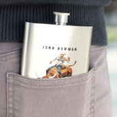 これは私の最初のRODEOではない:ブル・ライダー フラスク (インサイチュ)