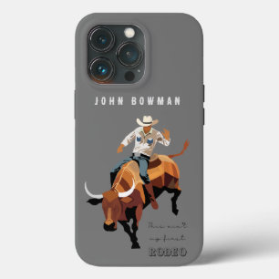 これは私の最初のRODEOではない：ブル・ライダー iPhone 13 PROケース