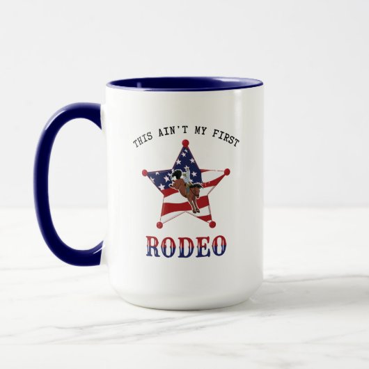 これは私の最初のRODEOではない マグカップ (左)