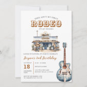 これは私の最初のrodeoに私の2番目の誕生日に関する 招待状 (正面)