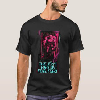 これは私の最後の型枠重量挙げボディーブでも Tシャツ