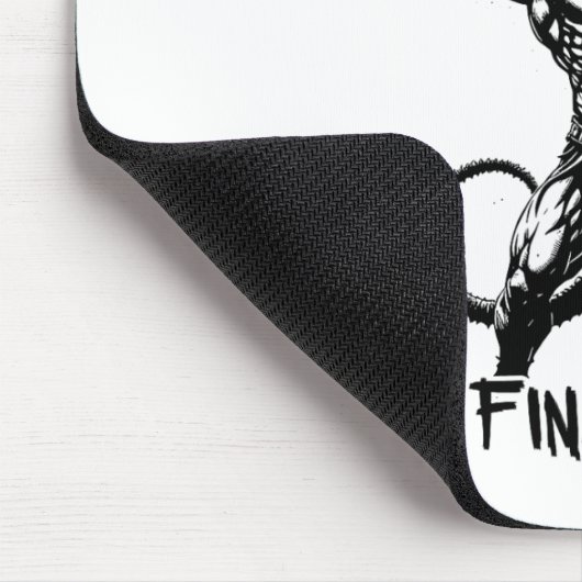 これは私の最終的な型枠ジムビーストボディビルディでもない マウスパッド (コーナー)