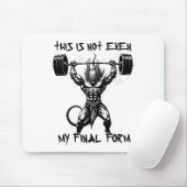 これは私の最終的な型枠ジムビーストボディビルディでもない マウスパッド (マウス)