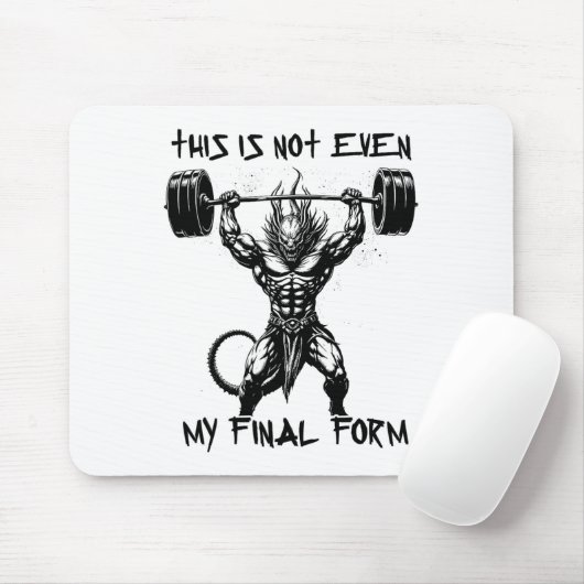 これは私の最終的な型枠ジムビーストボディビルディでもない マウスパッド (マウス)