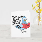 これは私の本キャラクターの衣装おもしろいハトの子だ カード (黄色い花)