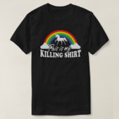 これは私の殺しシャツだ – 虹の下のユニコーン Tシャツ (デザイン正面)