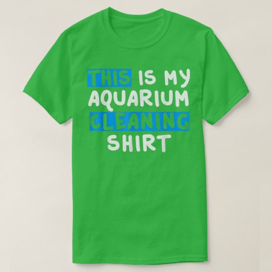 これは私の水族館で魚を洗っている Tシャツ (デザイン正面)